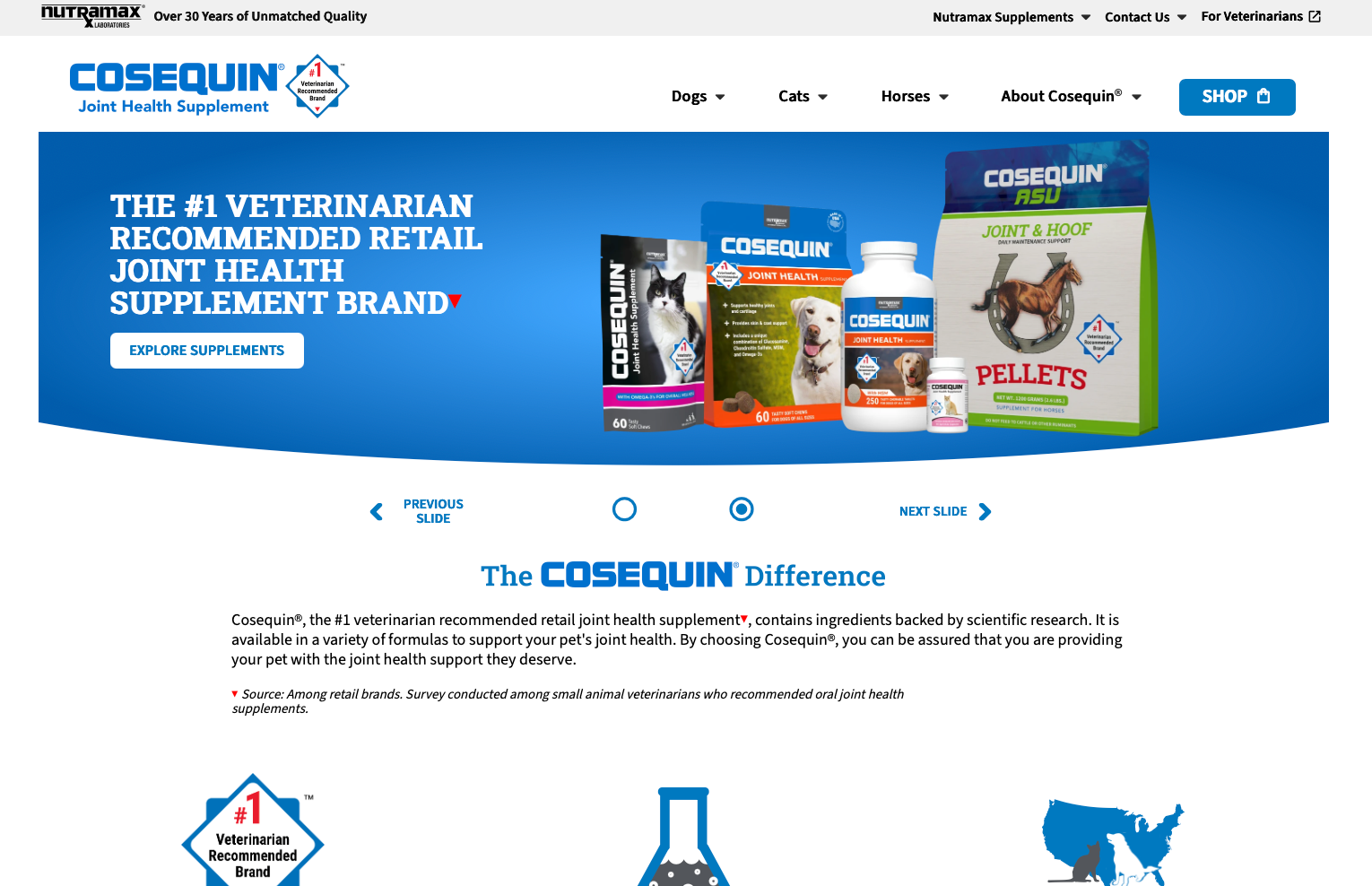 Cosequin -Redesign and Rebuild